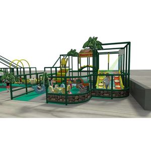 Aire de jeux sur le thème des animaux de la forêt des dinosaures, jungle, zone de jeu intérieure pour enfants, équipement de terrain de jeu McDonalds <span class=keywords><strong>d</strong></span>'<span class=keywords><strong>occasion</strong></span> à vendre - Product Image 2