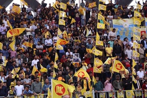 Cổ phiếu giá rẻ Giá Màu Polyester PVC Đảng chuỗi Bunting lễ hội quốc gia cờ cho trang trí ngoài trời - Product Image 6