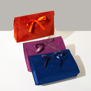 Lionwrapack özel moda toptan hediye Logo baskılı çanta İpli çanta ile kadife takı çantası ambalaj - Product Image 3