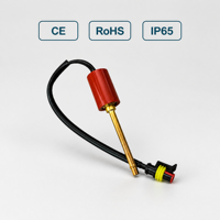 Pressostat à tube droit en laiton de 6 mm, Pression de coupure : 425 Psi, Pression de prise en charge : 300 Psi, Compatible AC/DC, Longueur du tube en laiton personnalisable