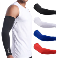 Manchon de compression rafraîchissant personnalisé anti-UV pour bras, protège-coude sportif, cyclisme, basketball, course à pied, respirant, antidérapant