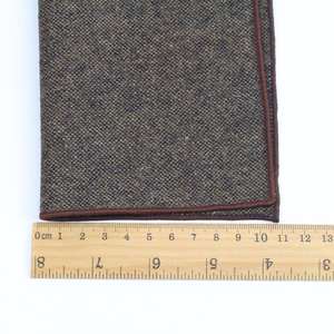 <span class=keywords><strong>Costume</strong></span> pour homme, accessoires de <span class=keywords><strong>mariage</strong></span>, Business, Banquet, mouchoir, Tweed, laine, poche carrée - Product Image 6