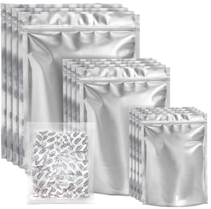 Sachets personnalisés en gros avec fermeture éclair en aluminium et Mylar, qualité alimentaire, pour chewing-gum, chips, pizza, sushi, lait (PE) - Product Image 4