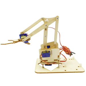 Kit de Brazo Robótico de Madera de 4 Grados de Libertad con Servo SG90 para Raspberry Pi, Robótica Educativa, Aprendizaje STEM DIY - Product Image 4