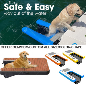 Nouveau Offre Spéciale Portable extractible rampe pour animaux de compagnie pour petit chien gonflable Portable rampe d'eau chien pour chien obèse dans les bateaux piscine lac - Product Image 5