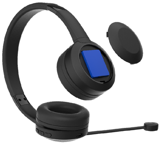 Replaceable Battery PC Headset with 2.4G and Bluetooth Two Modes