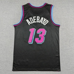Unisex para adultos para Tyler Herro # Uniforme de Baloncesto Edición Ciudad 14, Cosido, Transpirable, de Secado Rápido, Malla, para Uso Diario - Product Image 2