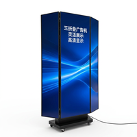 Écran d'affichage LED couleur pleine P2.5 sur pied avec graphiques d'animation sous Android pour la publicité dans les centres commerciaux