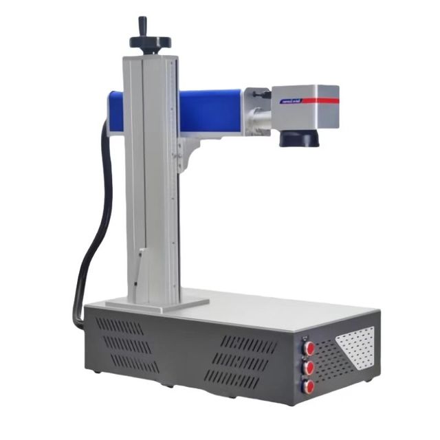 New Fiber Laser Engraving Machine for Metal Jewelry Stone Wood Rubber & Plastic with DXF Support and Deep Marking