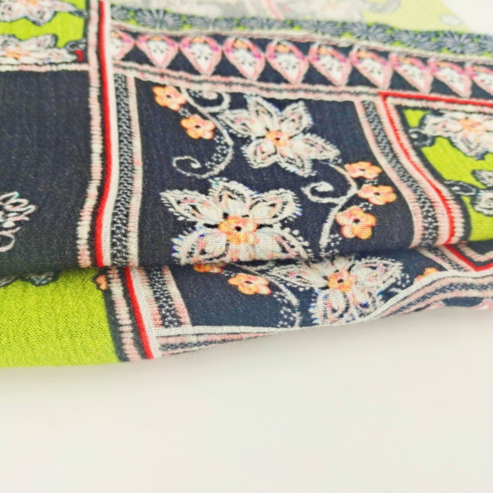 Новая популярная модная классическая женская одежда из 100% искусственного шелка с цифровым принтом