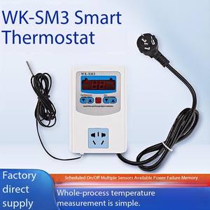 प्लास्टिक आवास के साथ बुद्धिमान डिजिटल तापमान नियंत्रक 10a 1000w ip43 रेटेड बहुउद्देश्यीय उपयोग - Product Image 3