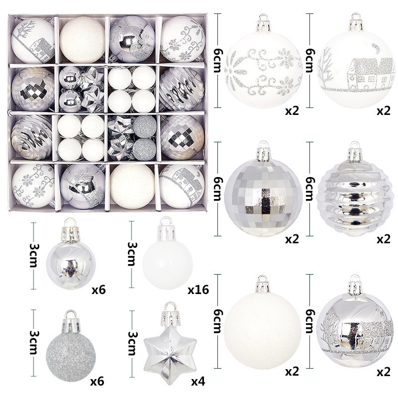 Silver and white