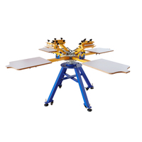 Machine d'impression manuelle pour t-shirt, 4 couleurs, imprimante en soie, ensemble complet