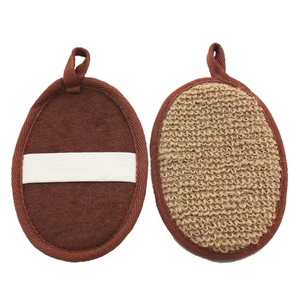 Éponge exfoliante naturelle en loofah personnalisable avec logo pour le corps et le visage, pour femmes et hommes - Product Image 6