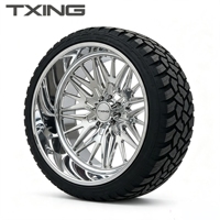 عجلات سيارات فاخرة مصنوعة من قطعتين أو ثلاث قطع، مقاس 5x120 و5x114.3 و5x130، مخصصة لسيارات C8 وBMW وفيراري، مقعرة الشكل، بمقاسات 18 و19 و20 و21 و22 بوصة