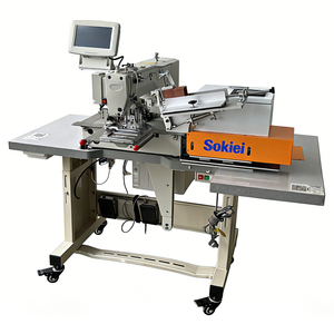 Máquina de Coser Automática Programable de Cama Plana para Etiquetas de Jeans y Cuero con Puntada de Seguridad y Aguja Única para Coser Ropa - Product Image 1
