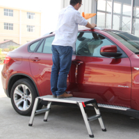2024 TUV/GS Plates-formes de travail télescopiques en aluminium certifiées Tabouret d'escalier extérieur Offres Spéciales EN131 Échelle pliable et isolante