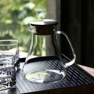 D'<span class=keywords><strong>eau</strong></span> En Verre/<span class=keywords><strong>Carafe</strong></span>/Pichet avec Couvercle En Acier Inoxydable En Verre Cool Cruche D'<span class=keywords><strong>eau</strong></span> De Jus De Fruits Cruche - Product Image 1