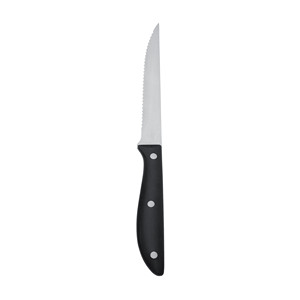 Cuchillo para carne Salvinelli ergonómico con mango negro - Product Image 1