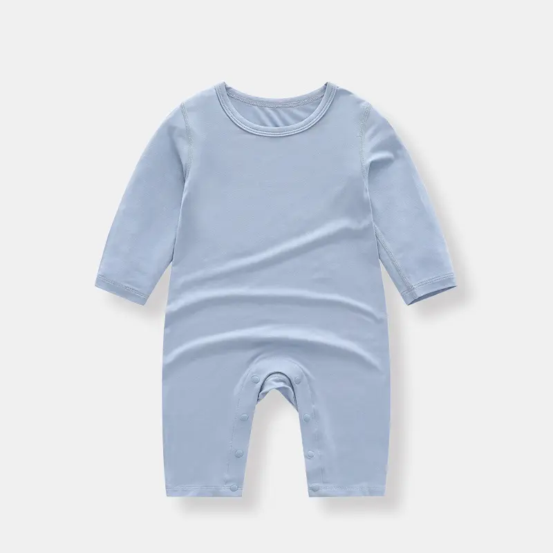 Frühling Herbst ausgewählte Baumwolle bequeme Baby Overalls einfarbig Baby Stram pler Baumwolle