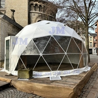 Tente de maison d'hôtel de villégiature de luxe tente de dôme d'igloo géodésique tente de maison de dôme de jardin de glamping