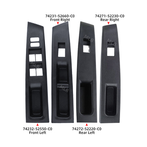 74232-52550-C0 74231-52660-C0 74272-52220-C0 7427152230C0 Panneau d'interrupteur de lève-vitre électrique pour Toyota Vitz Yaris - Product Image 1