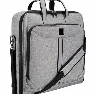 Sac de rangement pour vêtements de costume Oxford pour homme, tendance, avec fermetures éclair, résistant à la saleté et infroissable, emballage portable pour vêtements - Product Image 4