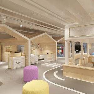 Yetişkin kapalı oyun alanı ekipmanları plastik gökkuşağı slayt topu çukur köpük tırmanma blokları tulumları için yumuşak oyun kapalı oyun alanı - Product Image 3