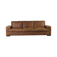 202603 Shayne Global Export Expertise ODM, Juego de Muebles de Sala de Estar Estilo Americano, Sofá de 3 Plazas Color Marrón