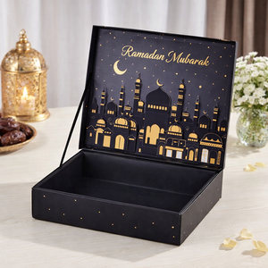 Luxury Custom Logo Food Grade Eco Friendly Premium Magnetic <strong>Eid</strong> Ramadan Dates Chocolate Product <strong>Gift</strong> <strong>Boxes</strong> Packaging with Ribbon - Product Image 6