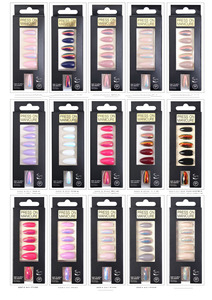 Nouvelle mode 2024, faux ongles en acrylique 3D pré-faits en vrac, prix de gros bon marché, ongles <span class=keywords><strong>press</strong></span>és français avec emballage en boîte - Product Image 4