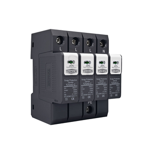 TOMZN-Dispositivo de protección contra sobretensiones, dispositivo de protección contra sobretensiones T2, prevención de rayos, monofásico, trifásico, 25ns, MOV, seguridad eléctrica - Product Image 1