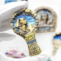 Afrika Ägypten Harz 3D Kühlschrankmagnete Tourismus Souvenir Kühlschrankaufkleber Handwerkskunst Geschenk Dekorationsartikel