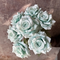 7 Têtes Soie Artificielle Rose Bouquet De Mariage Arrangement Floral Rose Rose Fête Des Mères Noël Nouvel An Nouvel An Chinois