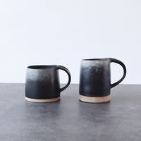 Retro Couple Coffee Mugs 350ml Party Gift Box-Céramique Réutilisable