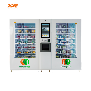 Seitlicher Abholbereich: Super Großer Frischwarenautomat mit Zwei Produktfächern zum Verkauf von Gemüse und Obst - Product Image 1