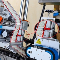 Équipement d'étiquetage automatique horizontal de haute précision pour tubes cosmétiques
