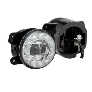 4 inch LED Đèn sương mù tự động hệ thống chiếu sáng với khai thác nhà máy DRL 5 Wát Vòng LED đèn sương mù xe đèn pha