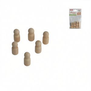 ILAN Tappi in Legno per Pupazzi 35mm per Progetti Creativi - Product Image 2