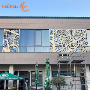 <strong>Aluminum</strong> Decorative Metal <strong>Panels</strong> Exterior Interior Laser Cut Screen Designs - Product Image 4
