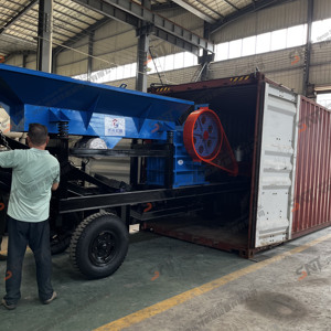 Phổ biến nhất pe250x400 động cơ diesel mô hình di động máy nghiền hàm với băng tải cho đá nghiền bán cho Bangladesh - Product Image 4