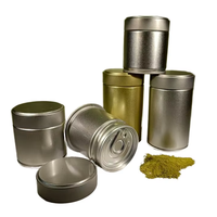 Boîtes en fer blanc hermétiques personnalisables pour thé, épices et café, qualité alimentaire, avec logo sur mesure, pour matcha, emballage en métal