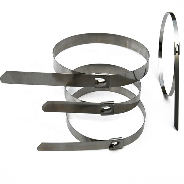 High Quality Self-Locking Heat Resisting 4.6*1000mm Stainless Steel Solar Cable Ties Xu Tai Eco-Friendly CE Certified 100pcs/bag