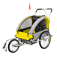 Bicyclette remorque de aménagement paysager pour enfants, remorque de vélo 2 en 1 pour bicyclette d'enfants, meilleure vente