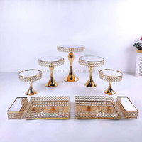 Table de présentation de gâteaux et desserts en métal moderne pour mariage, buffet, décorations de fête - Prix de gros