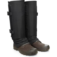 Protège-jambes WECARE, couvre-chaussures de randonnée, couvre-chaussures de raquette, couvre-chaussures d'escalade, couvre-chaussures de marche pour femmes et hommes, 100% polyester, noir/gris/rose, portable