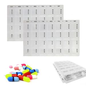 กล่องยาสีสันสดใส 7 วัน 28 ช่อง กล่องจัดเก็บยาประจำสัปดาห์ - Product Image 2