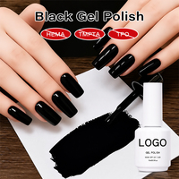 Vernis Gel UV JOUS Brun Foncé Sans HEMA, TPO & TMPTA 15ml Fini Brillant Qualité Salon pour Manucure UV/LED pour Femmes