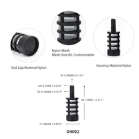 Filtre d'aspiration d'entrée de barbe de tuyau chimique en plastique pour le filtre de savon de maille de nylon d'acier inoxydable de pulvérisateur