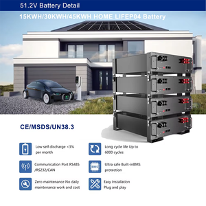 แบตเตอรี่ลิเธียมไอออนคุณภาพดีขายดี สำหรับระบบโซลาร์เซลล์ 24V 48V 100a 200ah 300ah แบบติดตั้งบนแร็ค - Product Image 6